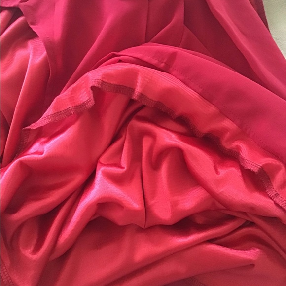 YOINS yours inspiration sleeveless top Size M red satin lining high neck - Picture 4 of 7